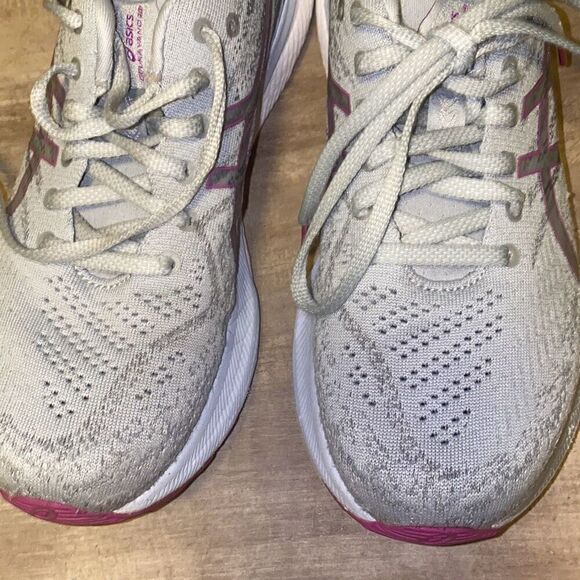 ASICS Gel Kayano 29 Running Shoes Grey Piedmont Grey Purple Orchid Size 8 - Picture 11 of 11